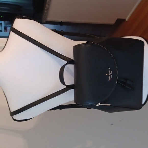 Kate Spade Black Mini Backpack - Like New - Picture 1 of 15